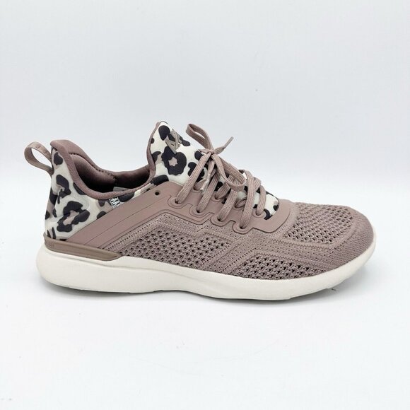 APL Techloom Tracer Women's Size 8.5 Sneakers Shoes Almond Pristine Leopard - Picture 3 of 9